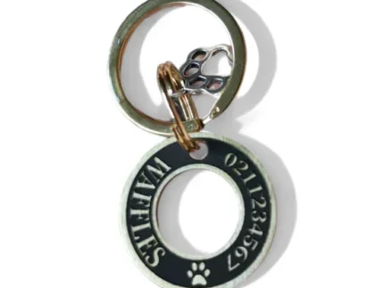 LUXE | Bespoke Brass | Donut Cat & Dog ID Pet Tag