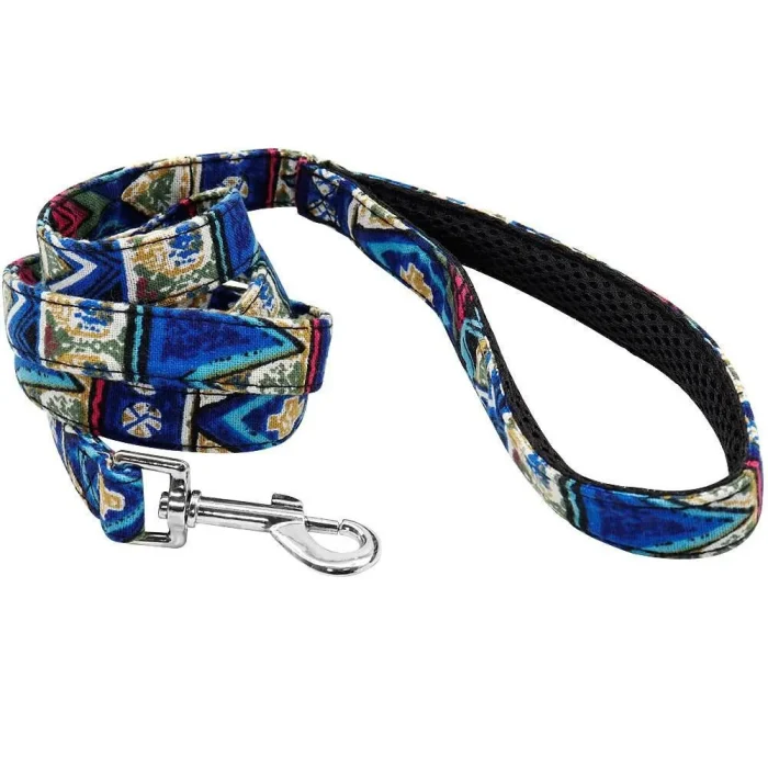⭐️Pawsome Pets⭐️ - Artistic Dog Lead - Blue