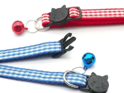 ⭐️Pawsome Pets⭐️ - Check Breakaway Safety Cat Collar - Red