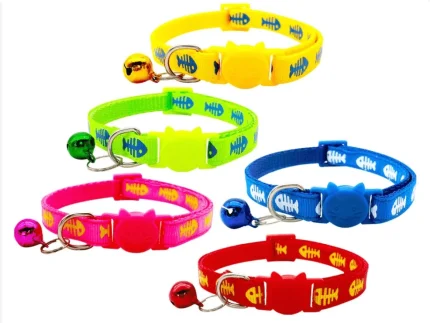⭐️Pawsome Pets⭐️ - Fish Breakaway Safety Kitten Collar - RoyalBlue