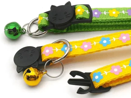 ⭐️Pawsome Pets⭐️ - Flower Breakaway Safety Cat Collar - DodgerBlue