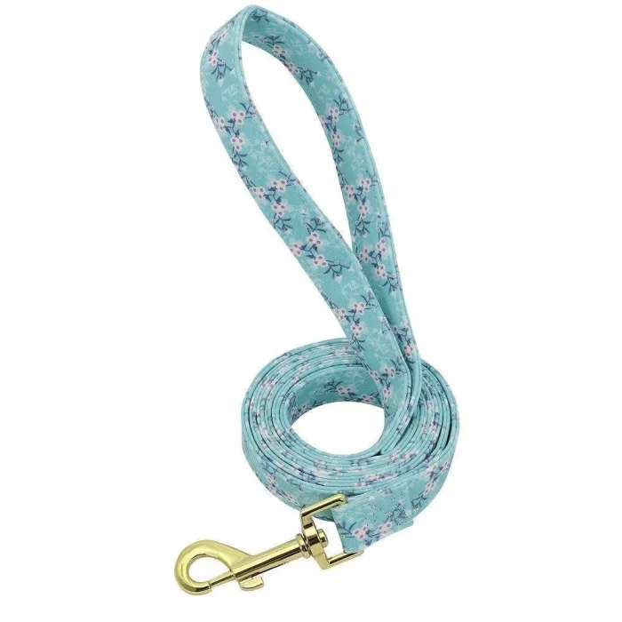 ⭐️Pawsome Pets⭐️ - Flower Design Dog Lead - PowderBlue