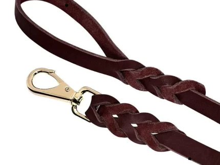 ⭐️Pawsome Pets⭐️ - Heavy Duty Leather Dog Lead - Black