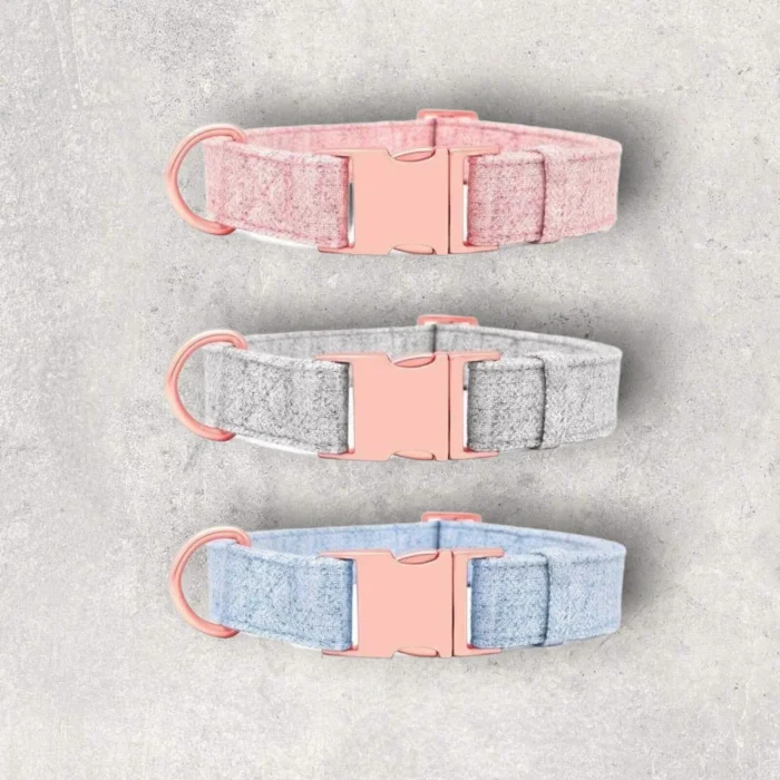 ⭐️Pawsome Pets⭐️ - Hemp Boutique Dog Collar - LightBlue / S / No