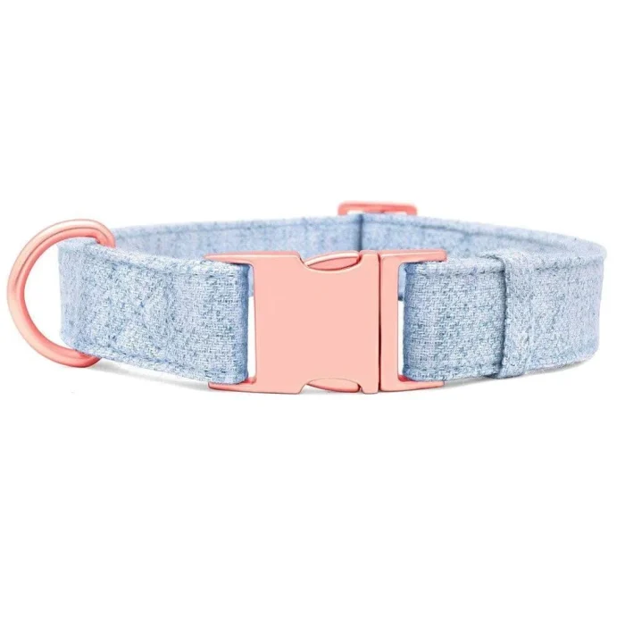⭐️Pawsome Pets⭐️ - Hemp Boutique Dog Collar - LightBlue / S / No