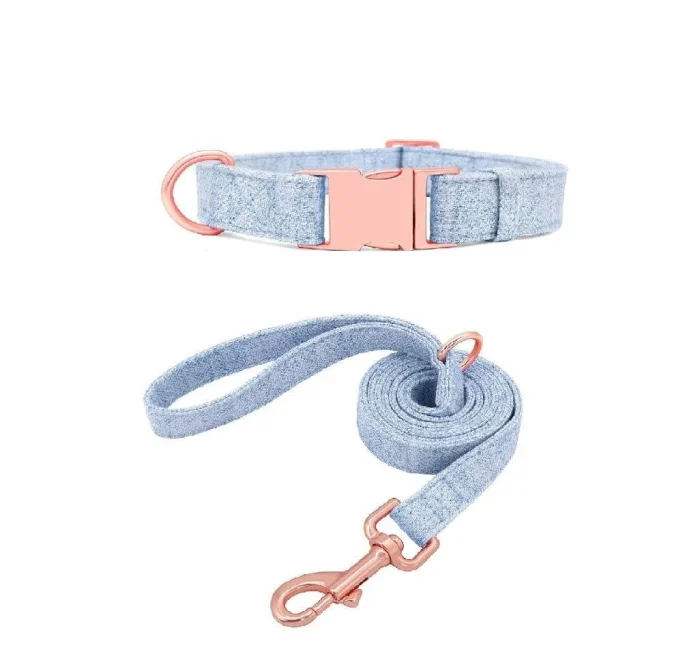 ⭐️Pawsome Pets⭐️ - Hemp Boutique Dog Collar - LightBlue / S / Yes