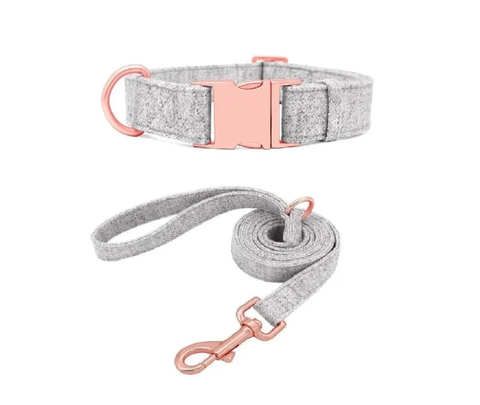 ⭐️Pawsome Pets⭐️ - Hemp Boutique Dog Collar - LightGray / S / Yes