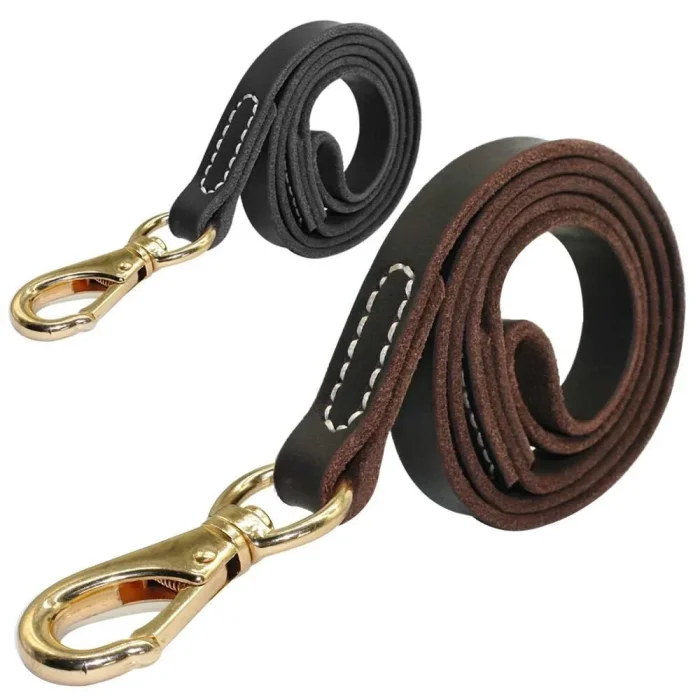 ⭐️Pawsome Pets⭐️ - Leather Estate Dog Lead - Black