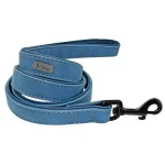 ⭐️Pawsome Pets⭐️ - Leather Executive Dog Lead - SteelBlue
