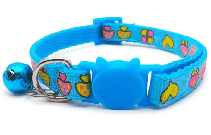 ⭐️Pawsome Pets⭐️ - Mushroom Breakaway Safety Cat Collar - DodgerBlue