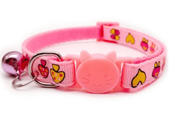 ⭐️Pawsome Pets⭐️ - Mushroom Breakaway Safety Cat Collar - Pink
