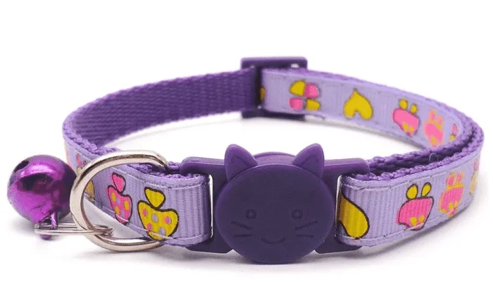 ⭐️Pawsome Pets⭐️ - Mushroom Breakaway Safety Cat Collar - Purple