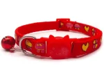 ⭐️Pawsome Pets⭐️ - Mushroom Breakaway Safety Cat Collar - Red