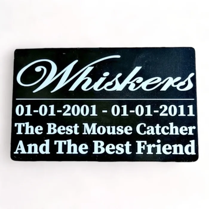 ⭐️Pawsome Pets⭐️ - Pet Memorial Plaque - Black / Indoor