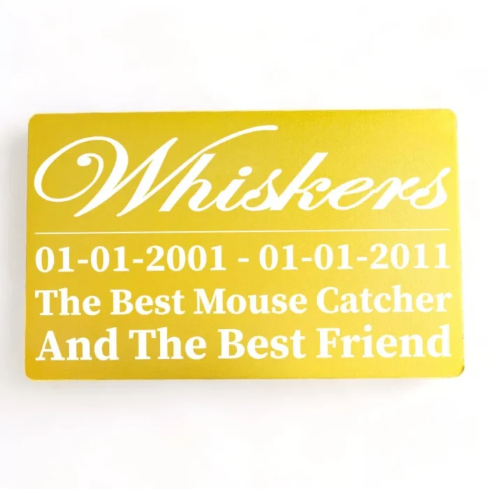 ⭐️Pawsome Pets⭐️ - Pet Memorial Plaque - Gold / Indoor