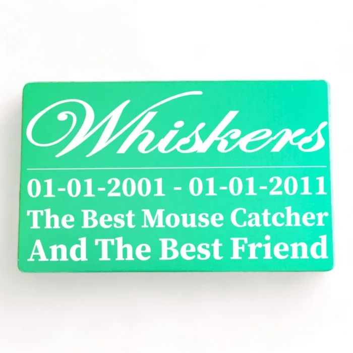 ⭐️Pawsome Pets⭐️ - Pet Memorial Plaque - MediumSeaGreen / Indoor