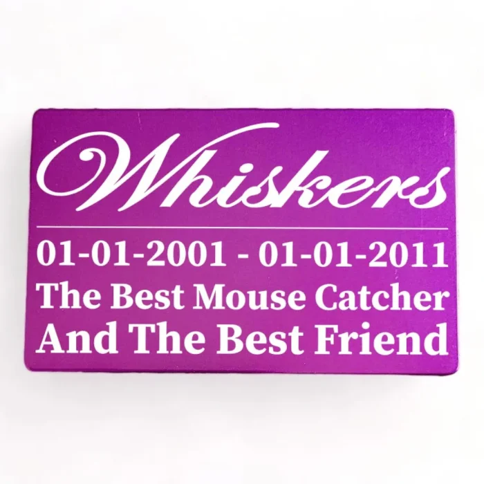 ⭐️Pawsome Pets⭐️ - Pet Memorial Plaque - Purple / Indoor