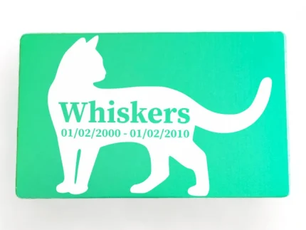 Rolling Catnip Ball Cat Toy ⭐️Pawsome Pets⭐️ - Pet Memorial Plaque Silhouette - MediumSeaGreen / Cat / Indoor