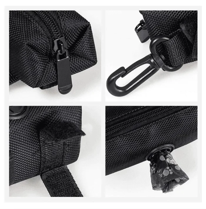 ⭐️Pawsome Pets⭐️ - Poop Bag Holder - Black / No