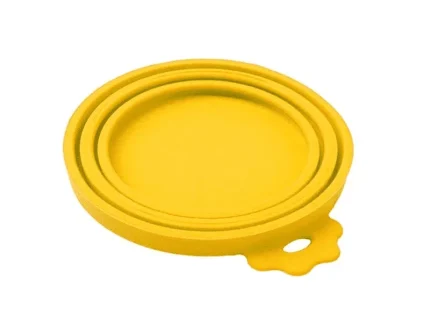 ⭐️Pawsome Pets⭐️ - Reusable Pet Food Can Lid - Yellow
