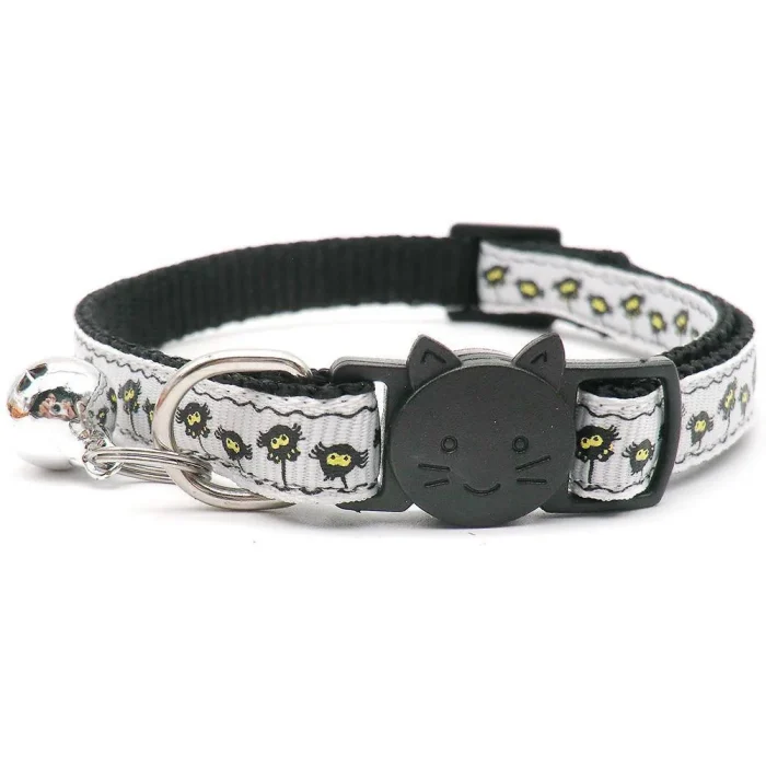 ⭐️Pawsome Pets⭐️ - Spooky Collection Breakaway Safety Kitten Collar - Drop Spiders