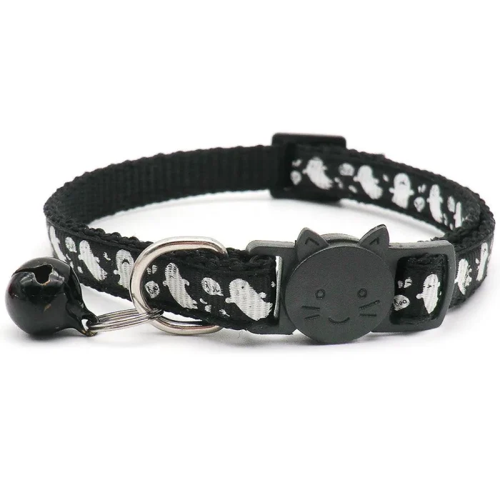 ⭐️Pawsome Pets⭐️ - Spooky Collection Breakaway Safety Kitten Collar - Ghosts