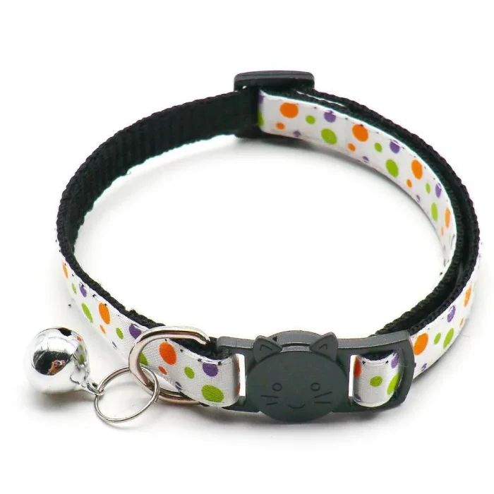 ⭐️Pawsome Pets⭐️ - Spooky Collection Breakaway Safety Kitten Collar - Polka Dots