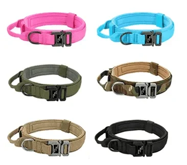 Pet Teeth Cleaner ⭐️Pawsome Pets⭐️ - Tactical Dog Collar - Khaki / M / No