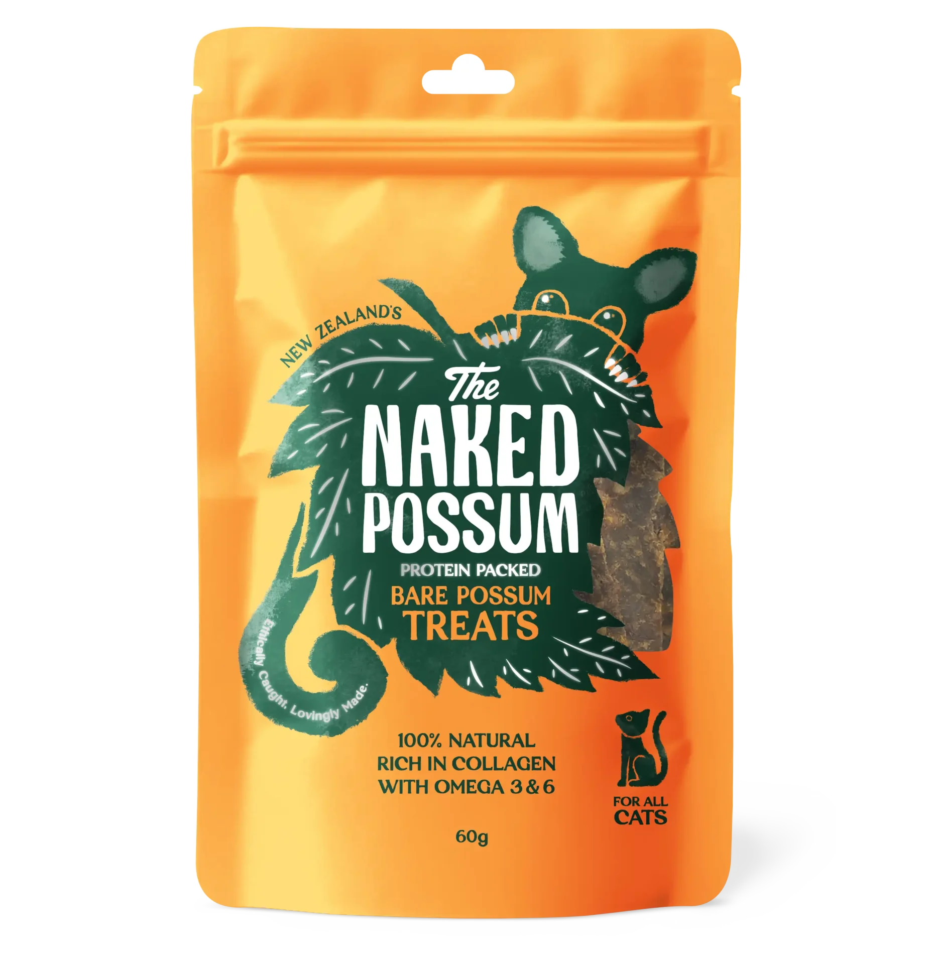 The Naked Possum Cat Treats 60 Grams The Naked Possum Cat Treats 60 Grams - Image 1